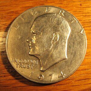 1974 P EISENHOWER 1 DOLLAR COIN